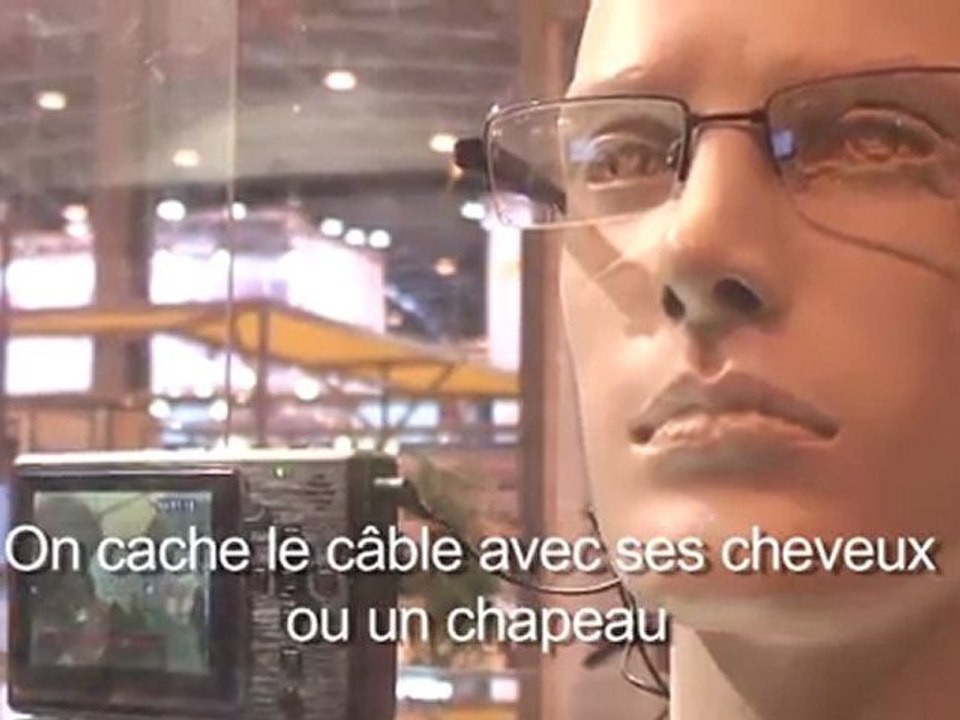 Salon Milipol 2011 : les lunettes d'espion, par LawMate (Taïwan)