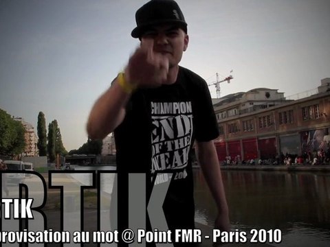 ARTIK, impro aux mots @ Paris Hiphop 2010