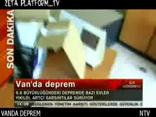 SON DAKİKA Van da deprem ilk görüntüler video::::zeta platform::::