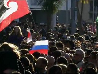 Rugby World Cup 2011 Opening Ceremony Kickoff part 3 of 5