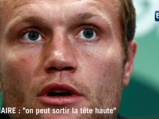 Bonnaire : "on peut sortir la tête haute"