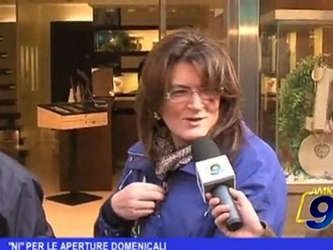 Ni per le aperture domenicali