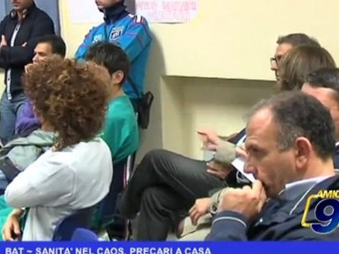 BAT Sanità nel caos, precari a casa