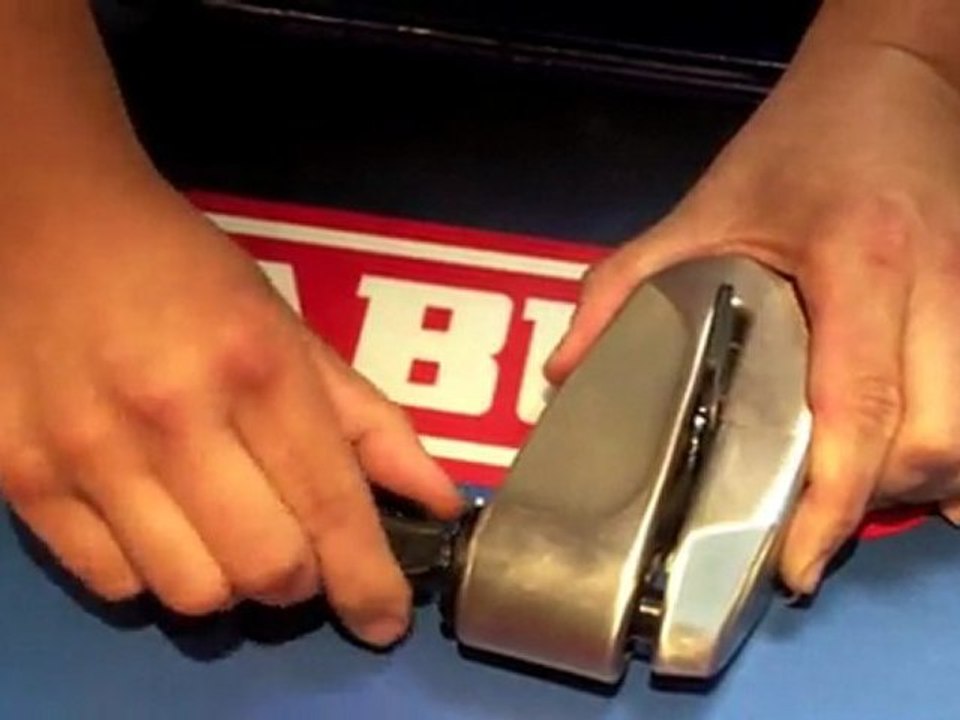 Moto alarm - zámek na motorku ABUS 8000 Granit XPLU na kotoučovou brzdu