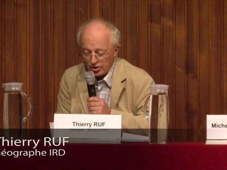 Présentation de Thierry Ruf, Géographe IRD