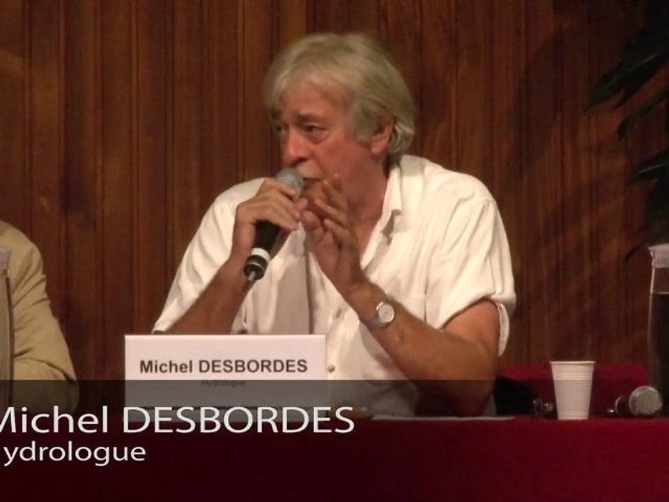 Présentation de Michel Desbordes, Hydrologue