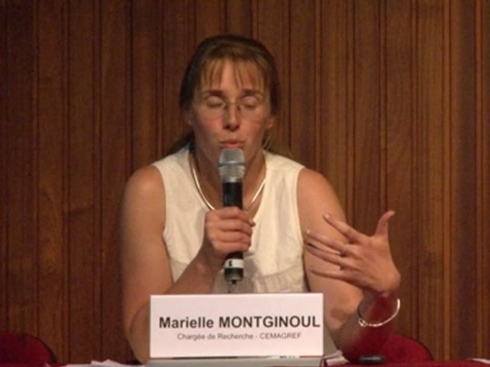 Présentation de Marielle Montginoul, Chargée de recherche – CEMAGREF