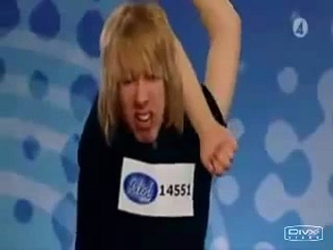 Idiot beim Swedish Idol