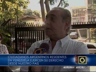 Download Video: Argentinos residentes en Venezuela instan a compatriotas a participar en elecciones