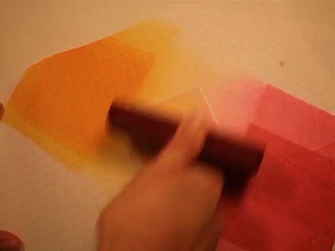 2ème étape de l'utilisation du Brayer