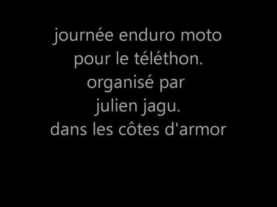 enduro moto téléthon
