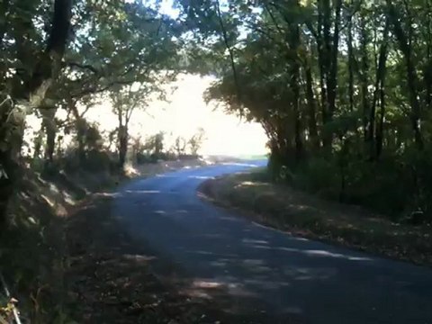 rallye des cotes du tarn 2011 sortir de route de delpoux