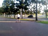 Longboarding at Sydney Olympic Park