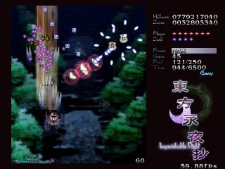 Imperishable Night Playthrough Part 1 (Easy/Aria of Forbidden Magic Team)