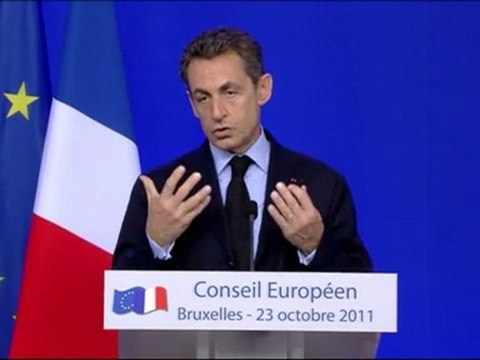 Crise en Europe : les travaux de résolution avancent selon Sarkozy
