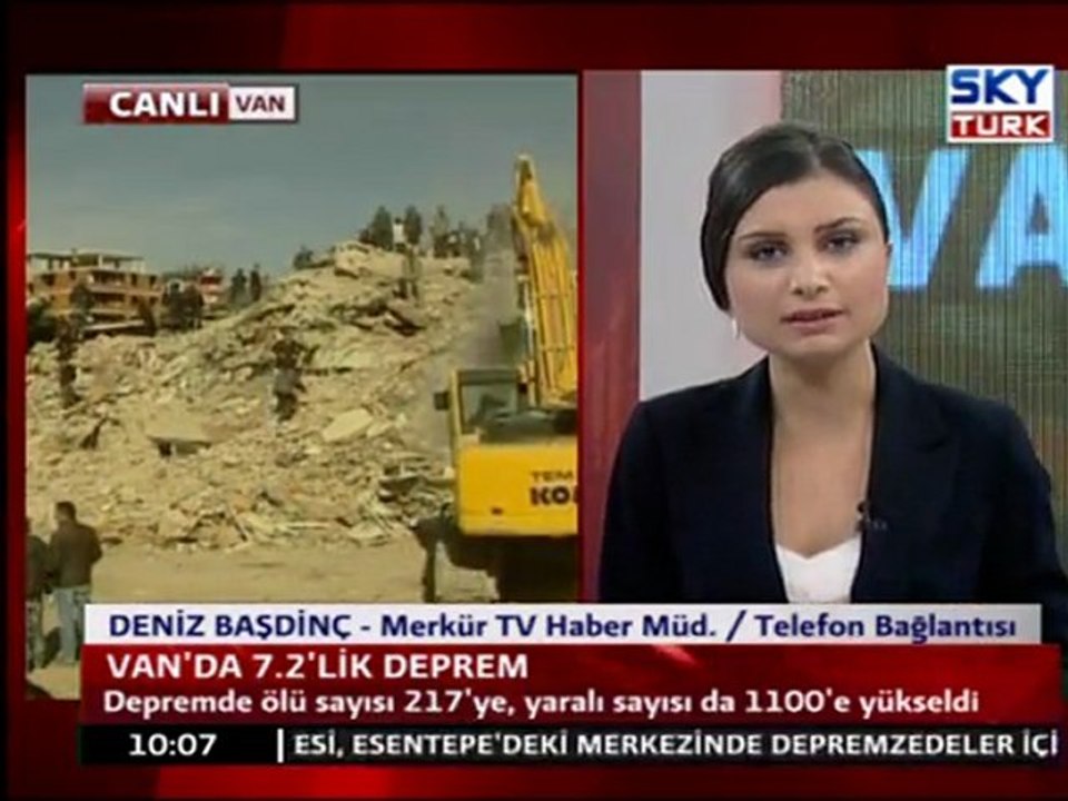 Van'da 7.2'lik Deprem