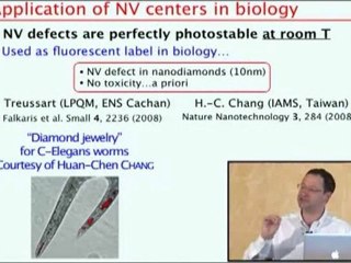 Les défauts du diamant : de la couleur des gemmes à un outil pour les nanosciences - Jean François Roch - Café Sciences de l'école doctorale de Centrale Paris