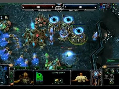 MLG Orlando 2011 - Starcraft II - Game 1 & 2 - EG Huk (P) VS oGs MC (P) + Ceremony