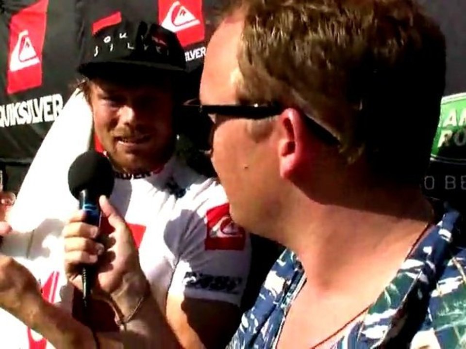 Dane Reynolds Post Heat Interview At 2010 Quiksilver Pro Gold Coast