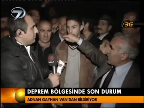 23 Ekim 2011 Kanal7 Ana Haber Bülteni saati tamamı Van Erciş te 7.2 şiddetinde deprem oldu