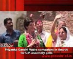 Priyanka Gandhi Vadra campaigns in Amethi for U.P. assembly polls