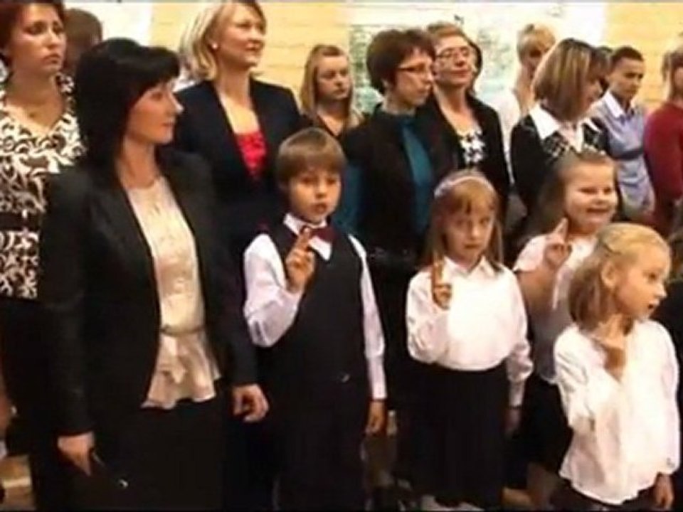 Ślubowanie pierwszoklasistów Szkoła Podstawowa Nr 1 w Ostrowi Mazowieckiej 2011