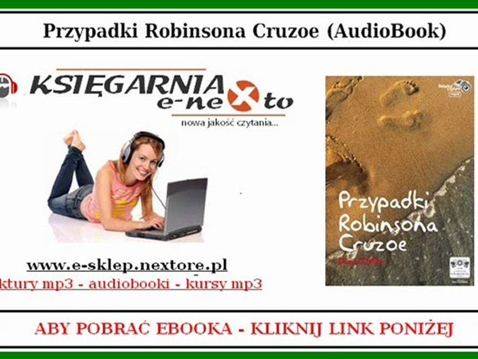 D. Defoe - PRZYPADKI ROBINSONA CRUZOE - (AudioBook) - lektury szkolne Mp3