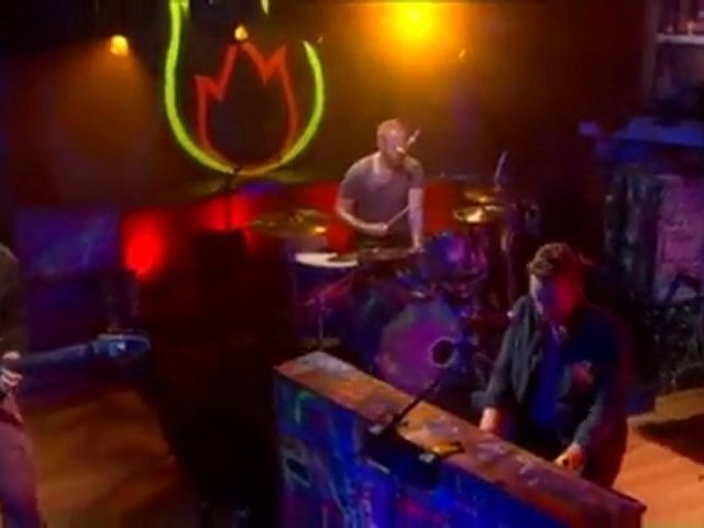 Coldplay - Up In Flames Live on The Colbert Report