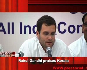 Rahul Gandhi praises Kerala