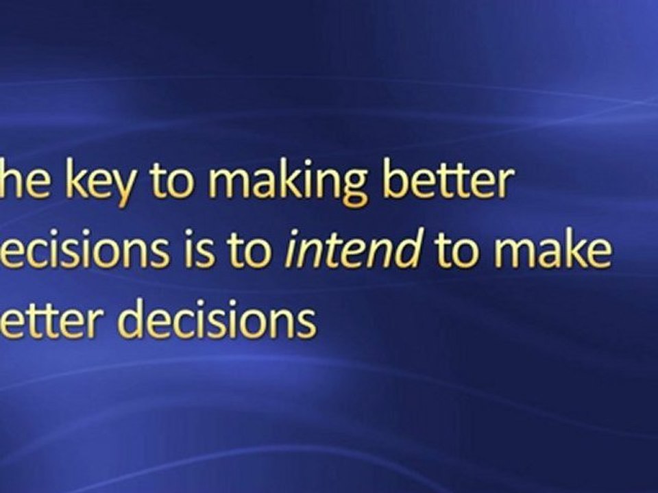 How to Reach Your Goals - Deciding to Succeed