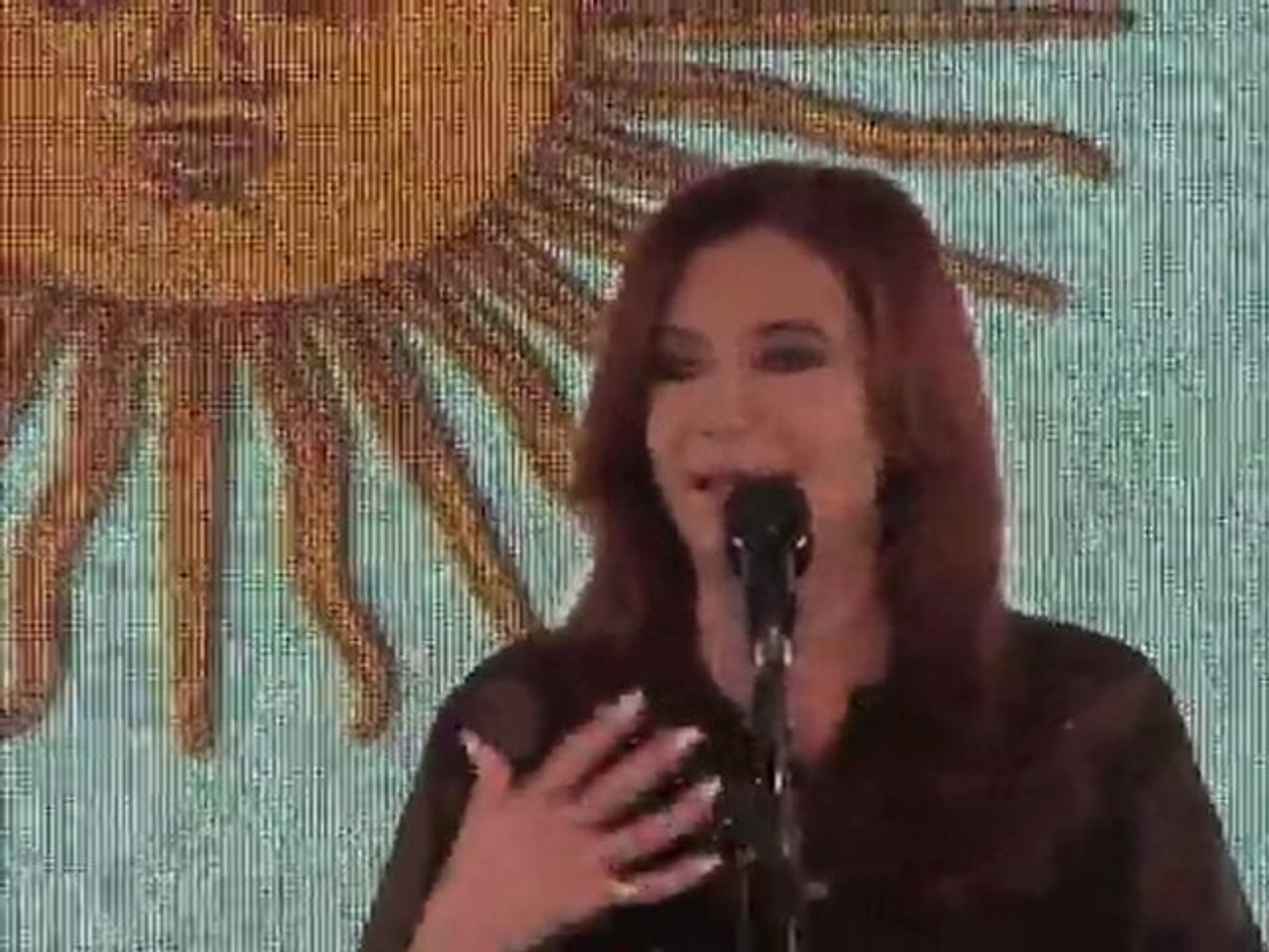 Vitória arrasadora de Cristina Kirchner