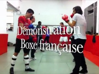 Démonstration de boxe française