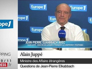 Juppé: "C'est aux Libyens de construire leur avenir"
