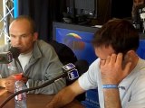 Erwan Le Roux et Didier Le Vourch, invités de France Bleu avant le départ de la Transat Jacques Vabre