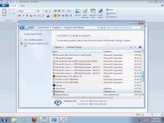 uninstall free ride games and other programs