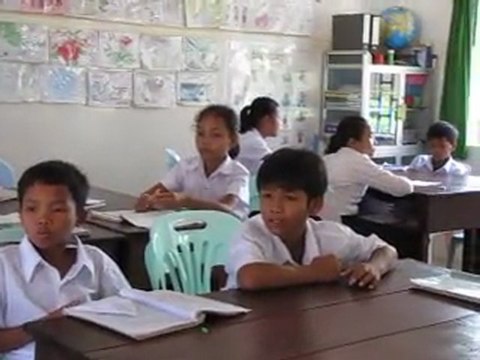 mardi 25 octobre, avec les élèves de Sambath