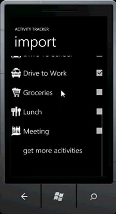 Activity Tracker - How to import activities