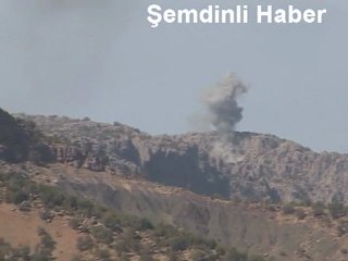 semdinli sınırda saniye saniye bombardıman