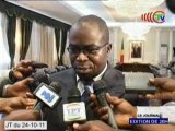 Le nouveau secrétaire général de l'OMAOC reçu par Isidore Mvouba