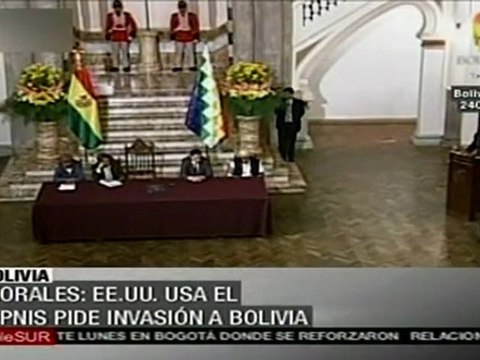 Morales denuncia a EE.UU. de manipular marchas indígenas