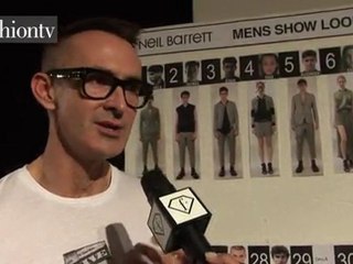 Neil Barrett Backstage - Milan Men Spring 2012 | FTV