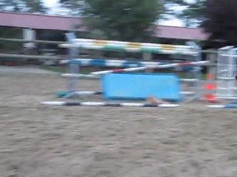 Jeanne et Flocon séance de sauts 18-10-11