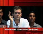 Rahul Gandhi remembers Rajiv Gandhi