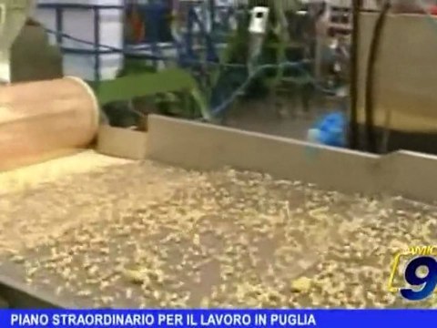 Piano straordinario per il lavoro in Puglia