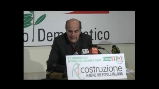 Bersani - Così non si può andare avanti, l'abbiamo detto a Napolitano
