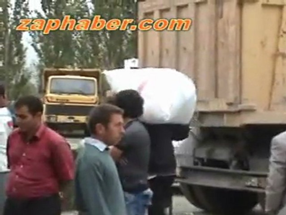 Şemdinli'den Van'a  destek
