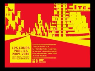 09. La ville industrielle et ses transformations (1840-1890) : rénovations, extensions, équipements