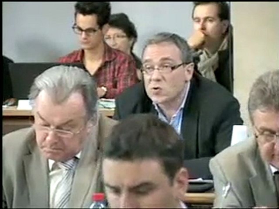 Patrick MOLINOZ - Intervention lors de la séance du 21 octobre 2011. Conseil général de la Côte-d'Or