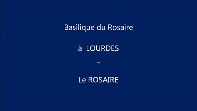 Les mystères du rosaire
