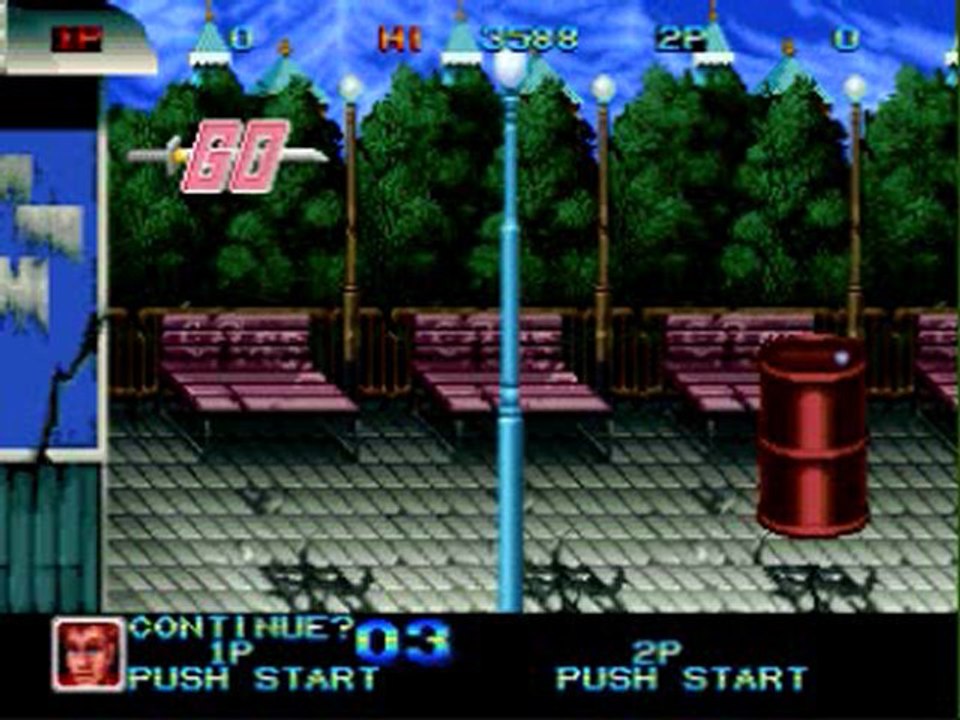 Ninja Combat Game Over Screen